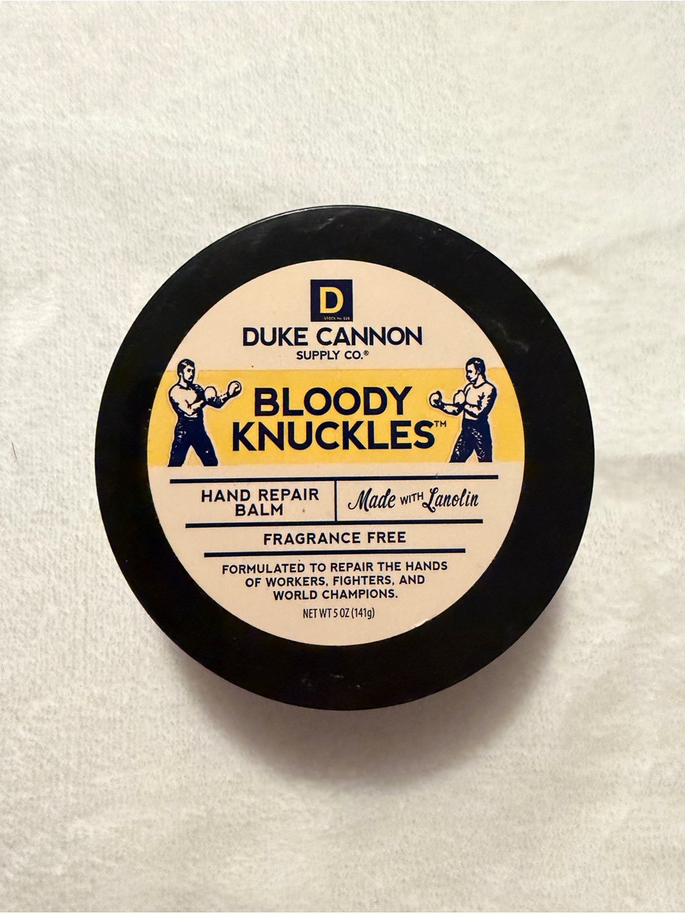 Duke Cannon Bloody Knuckles Hand Repair Balm - Fragrance Free 5 Oz